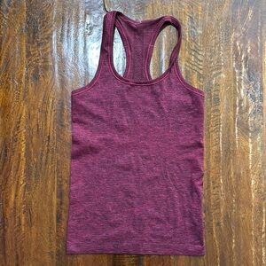 lululemon athletica Burgundy Tank Top size 4, great condition